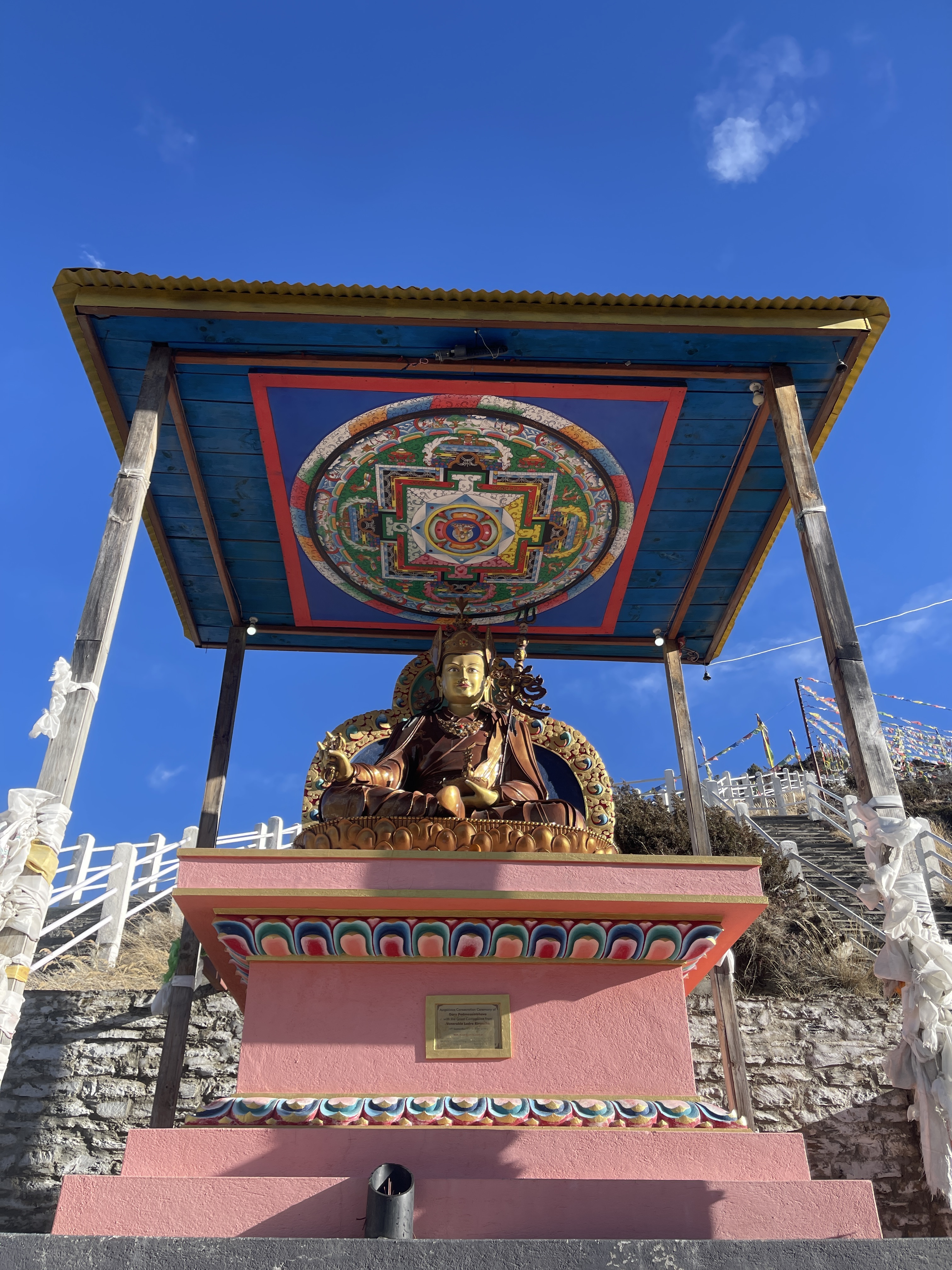 Buddha Statue On A Himalayan Trekking Route