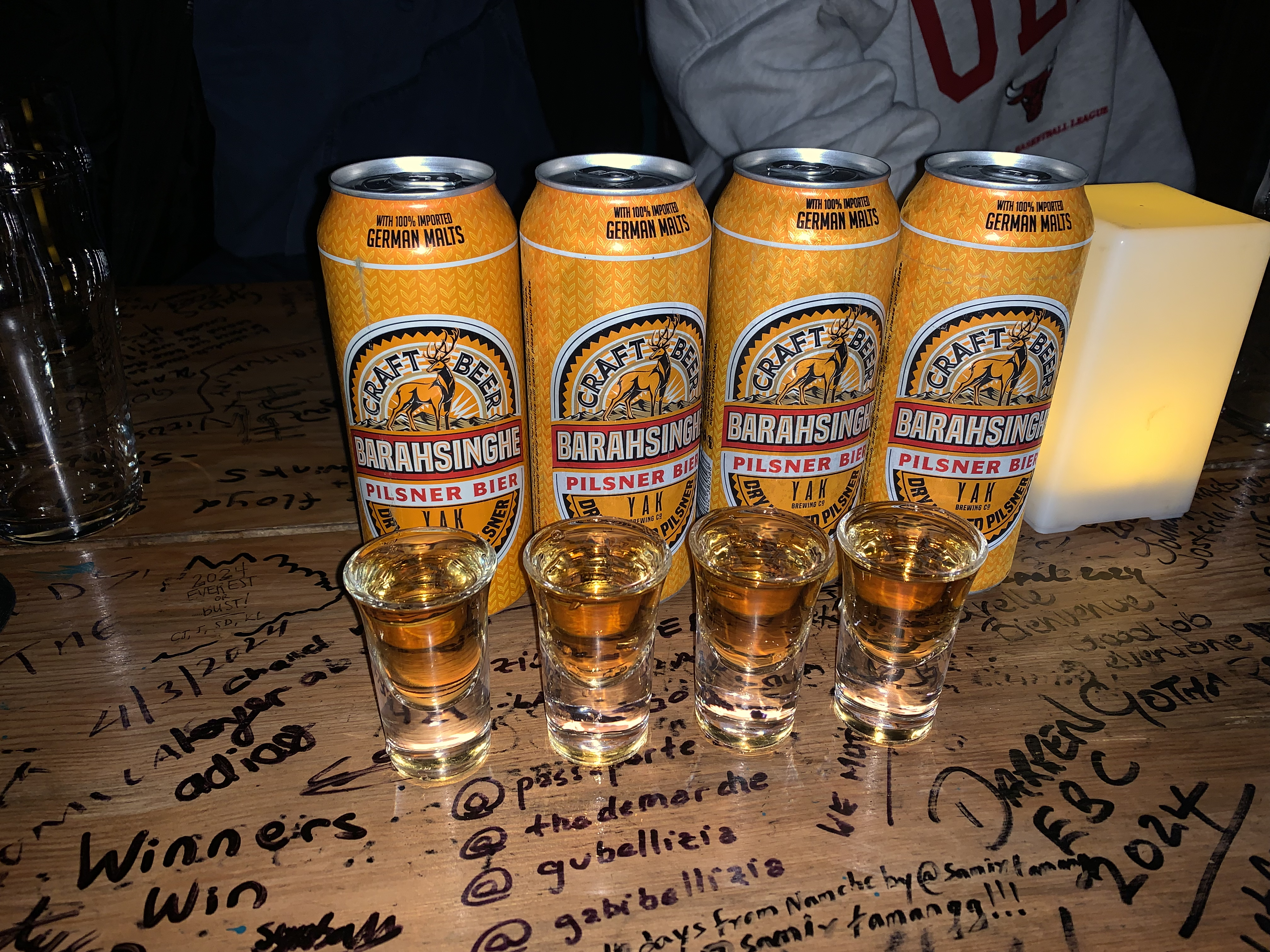 Beers on EBC Trek