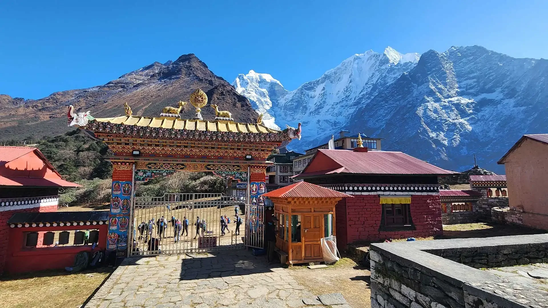 Tengboche monastery on the way to Everest base Camp